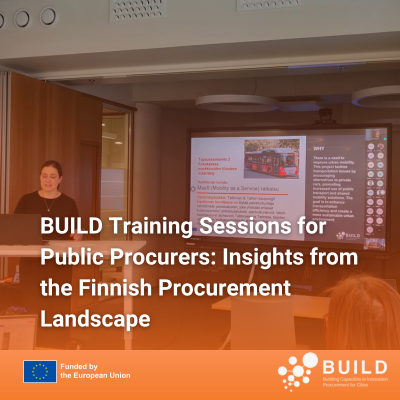 BUILD Training Sessions for Public Procurers: Insights from the Finnish Procurement Landscape